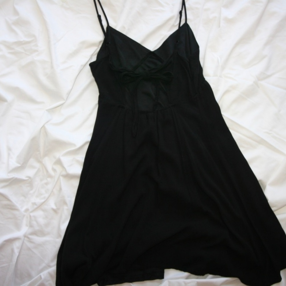 Black Slip With Tie in the Back